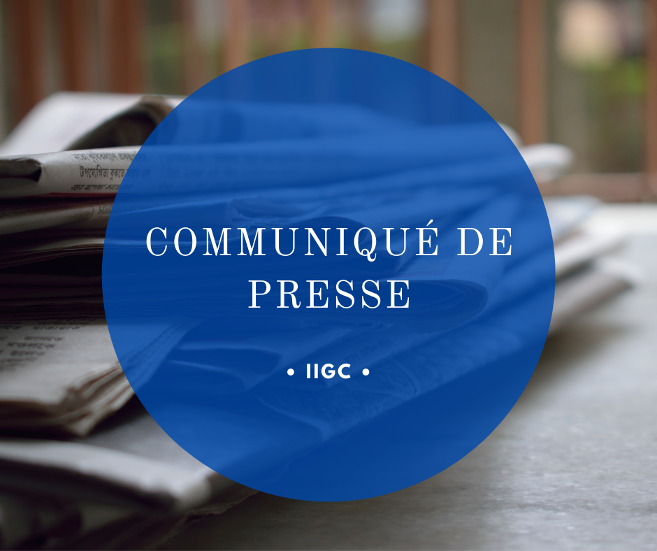 Communiqué de presse